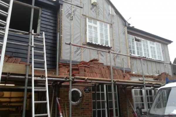 Extension and Patio in Bearsted 02