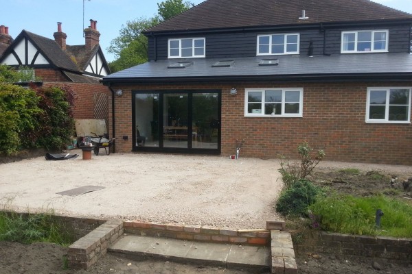 Extension and Patio in Bearsted 03